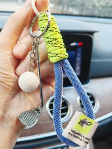 Golf Keychain Backpack Metal Club Mini Gift for Men and Women Couple Pendants Commemorative Small Gift