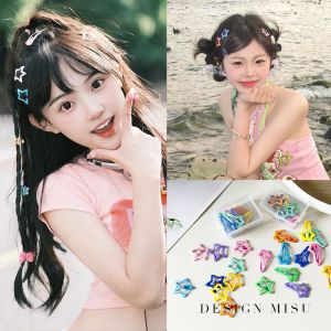 80pcs-กิ๊บติดผมโดพามีนกิ๊บปิ่นปักผมสำหรับผู้หญิงชุดกิ๊ปติดผมดาว  หลากสีปิ่นปักผม