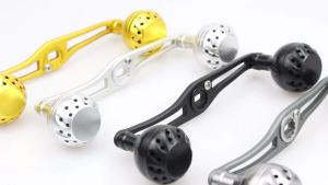 Tay Cầm Máy Câu Cá Bằng Hợp Kim Nhôm Hình Chữ S EKFan 120MM Tương Thích Với Máy Câu Lure Có Lỗ 7*4/8*5mm Phụ Kiện DIY.