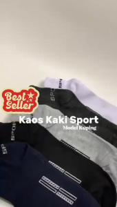 Kaos Kaki Olahraga Pendek Angkle Pria Wanita Sewasa Model sport Kuping Terbaru Tebal
