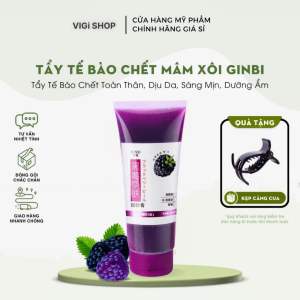 Tẩy tế bào chết mâm xôi GINBI tẩy tế bào chết toàn thân làm sạch dịu da và sáng mịn
