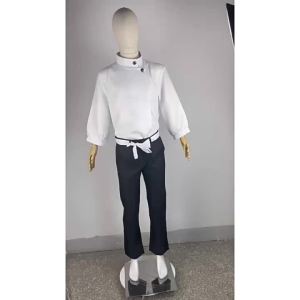 Anime Jujutsu Kaisen Yuta Okkotsu Cosplay Costume Men Women Halloween Party Uniforms Tops + Pants + Belt