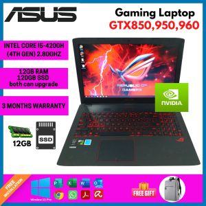 ASUS ROG Gaming LAPTOP i5-4200H/12GB RAM/480GB SSD/15.6FHD GTX950/GT960 | 2GB/4GB