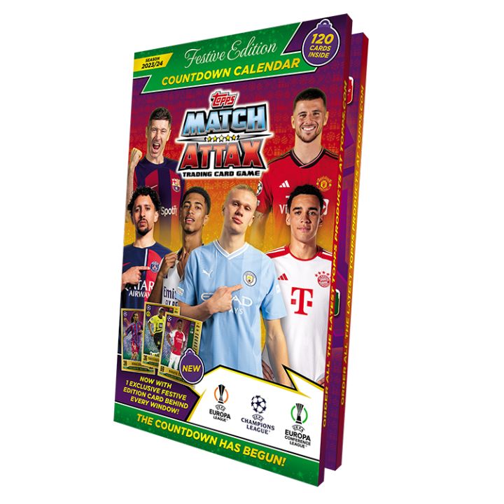 Topps Match Attax 2023/24 Advent Calendar (120 cards) Lazada