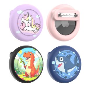Silicone Protective Case for Apple AirTag Elderly Children Locator Tracker Anti-Loss Device Clip-On Carabiner Protective Cover