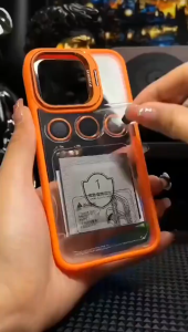 Black Simple Transparent Acrylic Hard Case for iPhone 17 16 15 14 13 12 11 Pro Max Plus Air Casing for iPhone 15 Pro Max Case