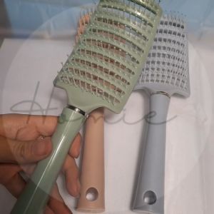 Lược chải tóc gỡ rối lược tạo phồng tóc lược cong bản to tạo kiểu lược bán nguyệt gỡ rối_LCT