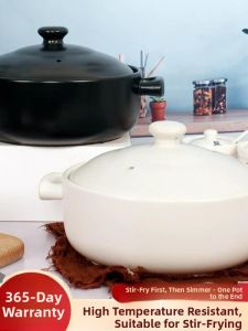 SHUDUODUN | Heat-Resistant Large Capacity Ceramic Crock Pot