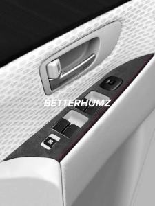 ALCANTARA | For Mazda 3 Axela 2004-2009 Made of Alcantara Door Window Control Lifter Panel Trim Stickers Car Interior Tuning Accessories