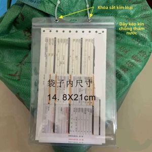 Besee | Waterproof Shipping Label Sleeve Zipper Bag