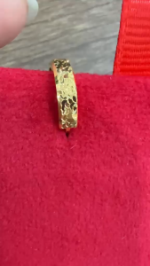 Poh Heng Jewellery 22K Bling Huggie Earrings in Yellow Gold [Price By Weight]