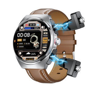 Large Screen Long Endurance Mens New Arrival Ultra-Thin Multi-Function TWS Bluetooth Headset Smart Watch Two-in-One Sports Call