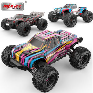 JDD【In stock】【Original Available】MJX 16207 16208 16209 16210 1/16 Brushless RC Car 2.4G Remote Control 4WD 65KMH High-Speed Off-Road Trucks