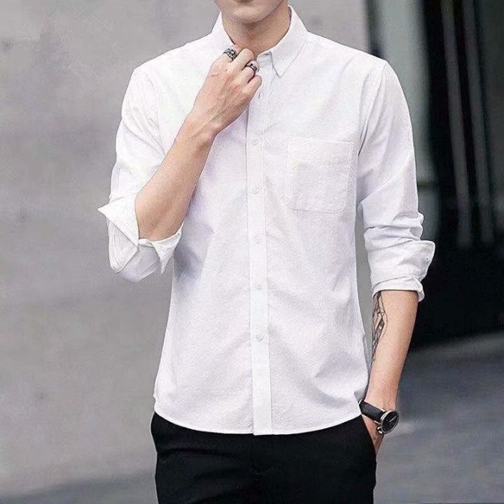 Áo Sơ Mi Nam Dài Tay Thường Ngày Bằng Vải Oxford Không Cần Ủi Thời ...
