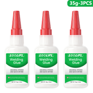 LOOLIFL | LOOLIFL Wood Glue Clear Instant CA Glue with Precision Applicator Cyanoacrylate Adhesive for Wood Crafts Repair Fast-Drying