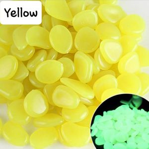 Batu hias buatan Resin 10 PCS Glow in the Dark Batu hias dekorasi aquarium