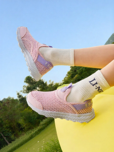 LI-NING KIDS | Easy-on Breathable Soft Sole Sports Shoes