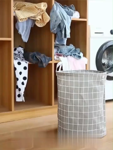 BW-C1386 Keranjang Baju Kotor Lipat Motif Karakter / Tempat Penyimpanan Laundry Bag Canvas