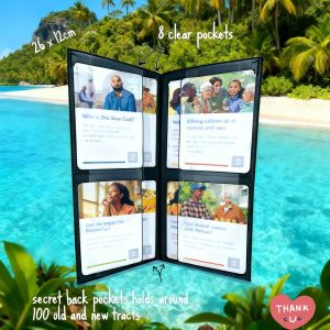 NEW JW 9 TRACTS HOLDER FOR MINISTRY