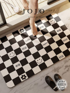 Anti-Slip Bathroom Mat Mr. Grocerys Modern Simple Style Door Entrance Silicon Dendroid Mud Floor Rug Cloud Shape Home Decor