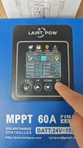 LAIRTPOW 40A/60A/120A MPPT Solar Charge Controller 480V PV Input Max Compatible with 24V‑192V Batteries WiFi Optional