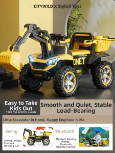 YUEZHANJINGDU | Catering to Children Excavating Capabilities Remote Control Toy Excavator