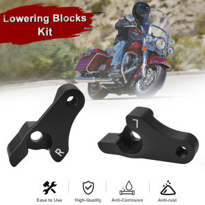 Motorcycle 2 Inch Shock Absorber Rear Suspension Bracket Lowering Link Kit For Harley Davidson Touring Models 2002-2023