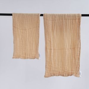 ผ้าสาลูผ้าฝ้ายหลากสีหกชั้นผ้าซับน้ำลายสำหรับทารกผ้าเช็ดตัวสำหรับทารกผ้าห่อตัวผ้าฝ้ายล้วนดูดซับน้ำได้นุ่มพิเศษแบบ A ไม่ย้อมสี