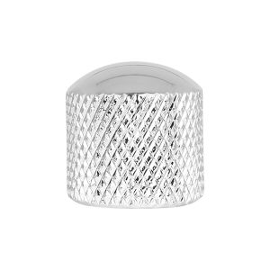 IRIN | ZY-147 Wear‑Resistant Metal Control Knob Silver Dome Volume Tone Knob Replacement Parts for Electric Guitar Performance Practice