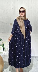 Daster Midi Abeela Versi Tali /Daster Bahan Rayon viscose