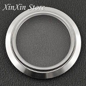 1PCS Silver NH35 Watch Parts Watch Glass/Solid Bottom Cover Suitable for 40mm SUB Case for NH34 NH35 NH36 NH38 Parts Movement