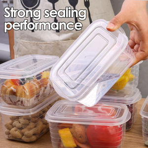  Polocat 700ml Refrigerator Storage Box Portable Vegetable Fruit Boxes Transparent Food Meat Preservation Containers Kitchen Organizer