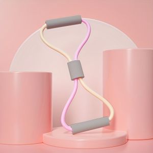 1Pcs Home Gym Elastic Band Portable Fitness Equipment 8 Shape Tension Rope Yoga Resistance Band Shoulder Opening Chest Expander