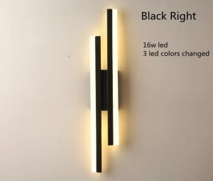 JOYINLED Modern LED Wall Light Indoor Gold LED Wall Lamp Long Parallel Wall Lighting Fixtures for Bedroom Living Room Corridor