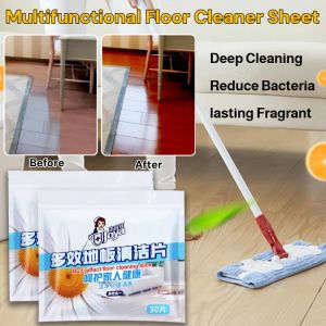 Multifunctional Floor Cleaner Sheet Dissolving Paper Cleaning Sheet Cleaning Tile Wooden Floors Home Hotel Office Use
