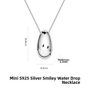 Wealth Attracting Yellow Crystal Smiley Face Necklace