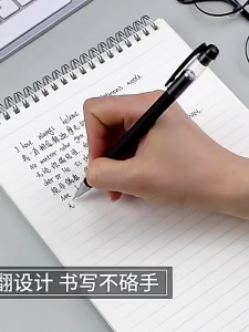 Vertical Spring Notebook 80Sheets A5/B5/A4 Notepad Transparent PP Cover Coil Binder Stationery
