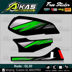 Striping GL Stiker GL Variasi Custom HOLOGRAM Murah Kode GL30