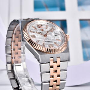 นาฬิกาข้อมือสำหรับผู้ชายดีไซน์แบบกลไกนาฬิกากันน้ำสำหรับกีฬาสแตนเลสญี่ปุ่นมิโยต้า8215เรือนพลอยสีน้ำเงินอย่างอัตโนมัติแบรนด์หรูชั้นนำสำหรับผู้ชาย PD-YS027