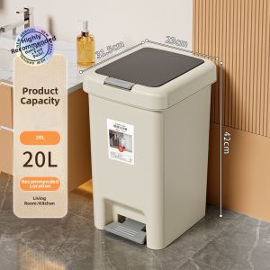 TILAIEN | Large Capacity Pedal Bin