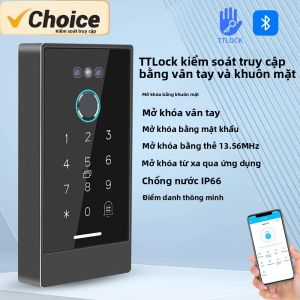 Hệ Thống Kiểm Soát Truy Cập Sinh Trắc Học TTLOCK - Bảo Mật Chấm Công Bằng Vân Tay Và Nhận Dạng Khuôn Mặt Bằng RFID/Mật khẩu/Ứng Dụng Cho Nhà Thông Minh