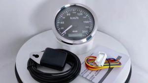 KUS 6 Gauge Set 0-200KM GPS Speedometer Tachometer with 0-190 240-33 ohm Fuel Level Water Temperature Oil Pressure Voltage