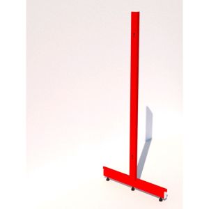 Tiang Rak Gondola Single Double premium lubang 2