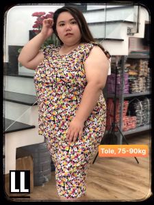 [HCM] (75-90kg) Đồ bộ bigsize lửng tole-lanh. Đồ bộ Hongduyen2188.