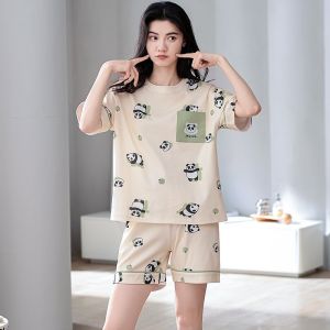 Áo ngủ nữ MiiOW vải cotton thoáng khí - mùa hè 2025