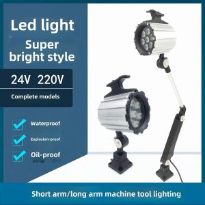 Waterproof LED Machine Work Light Ordinary Punching Machine Lamp Milling Machine Desk Lamp Equipment Illumination 24v220v