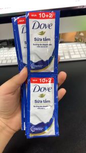Dây sữa tắm Dove dưỡng da chuyên sâu mềm mịn ( dây 10 gói)