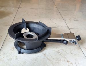 Bếp biogas đơn cỡ lớn đánh lửa tự động chính hãng cty Hùng Vương ảnh thật