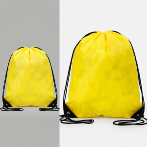 HUOYANDING | Custom Printed Logo Simple Sports Drawstring Bag