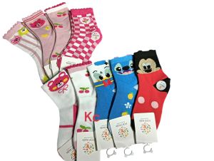 6 pasang kaos kaki kuromi anak TK sd motif anak cewek perempuan 4-8 tahun fashion